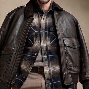 Flannel Shirt. Black plaid. XL. NEW.